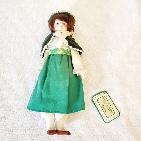 Russ Doll of the Month March Porcelain Collectible Doll - Picture 2 of 12